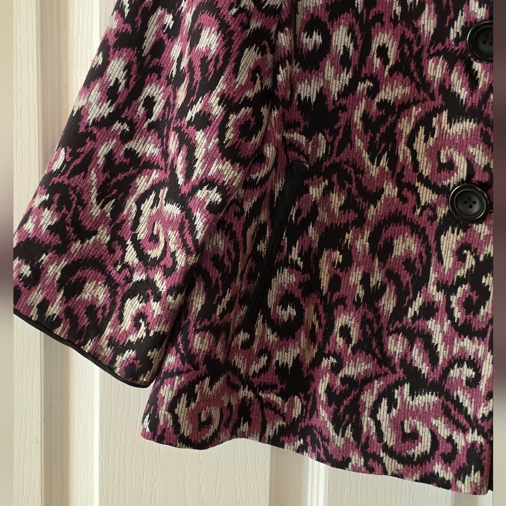 Element Pink And Black Patterned Button Down Shirt - image 6